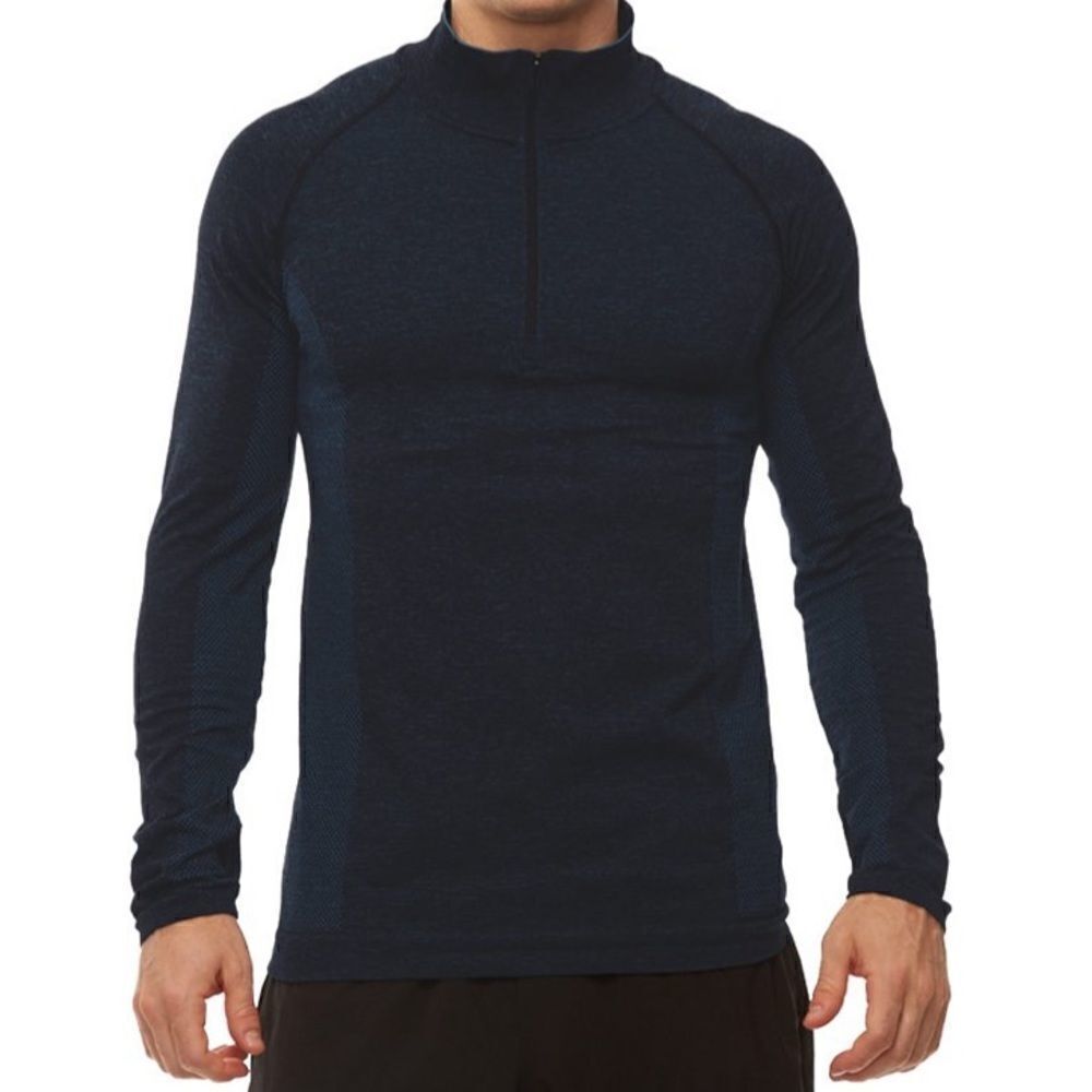 HPE Cross X seamless 1/4 zip in navy